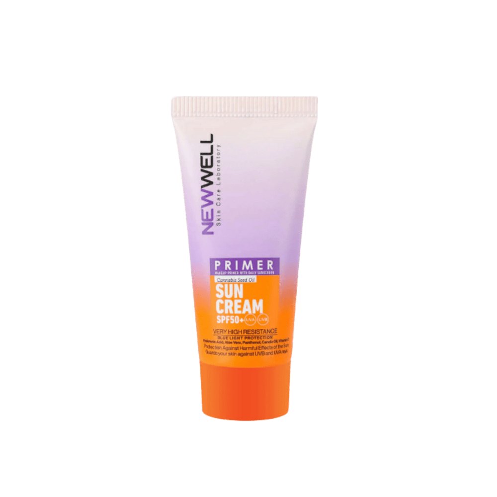 NEW WELL Primer Suncream Very High Resistance - 50g | نيو ويل برايمر + واقي شمس spf50 - 50 غرام