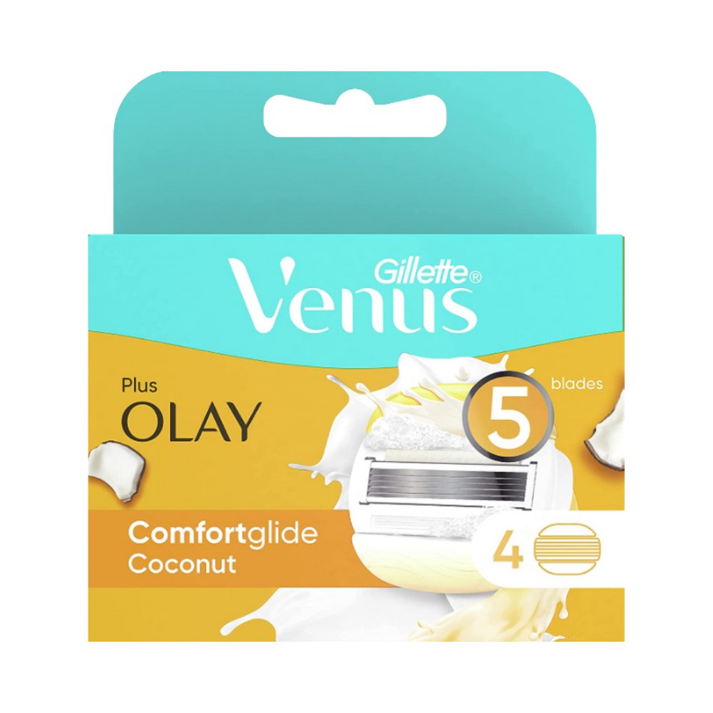 Gillette Venus & Olay Women'S Razor Blade Refills | جيليت فينوس وأولاي ٤ رؤوس تبديل لشفرات حلاقة للنساء