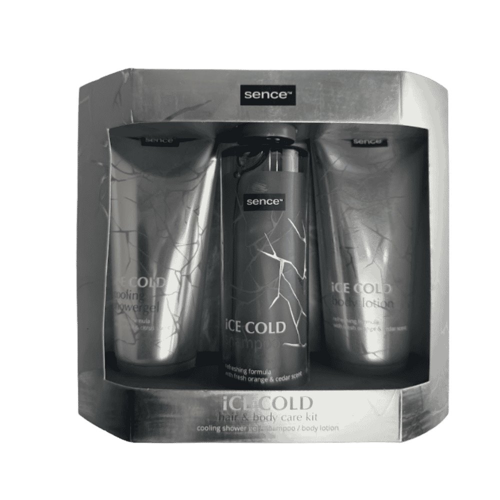 Sence Beauty Giftset For Men Body Care Mystic Cold - 3Pcs | سينس بيوتي مجموعة العناية اليومية للرجال برائحة المسك - 3 قطع