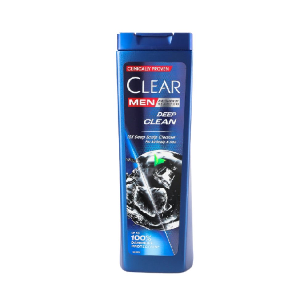 CLEAR Anti-Dandruff Shampoo Deep Clean 10x Deep Sclap For All Sclap & Hair - 360ml | كلير شامبو التنظيف العميق ضد القشرة للرجال - 360 مل