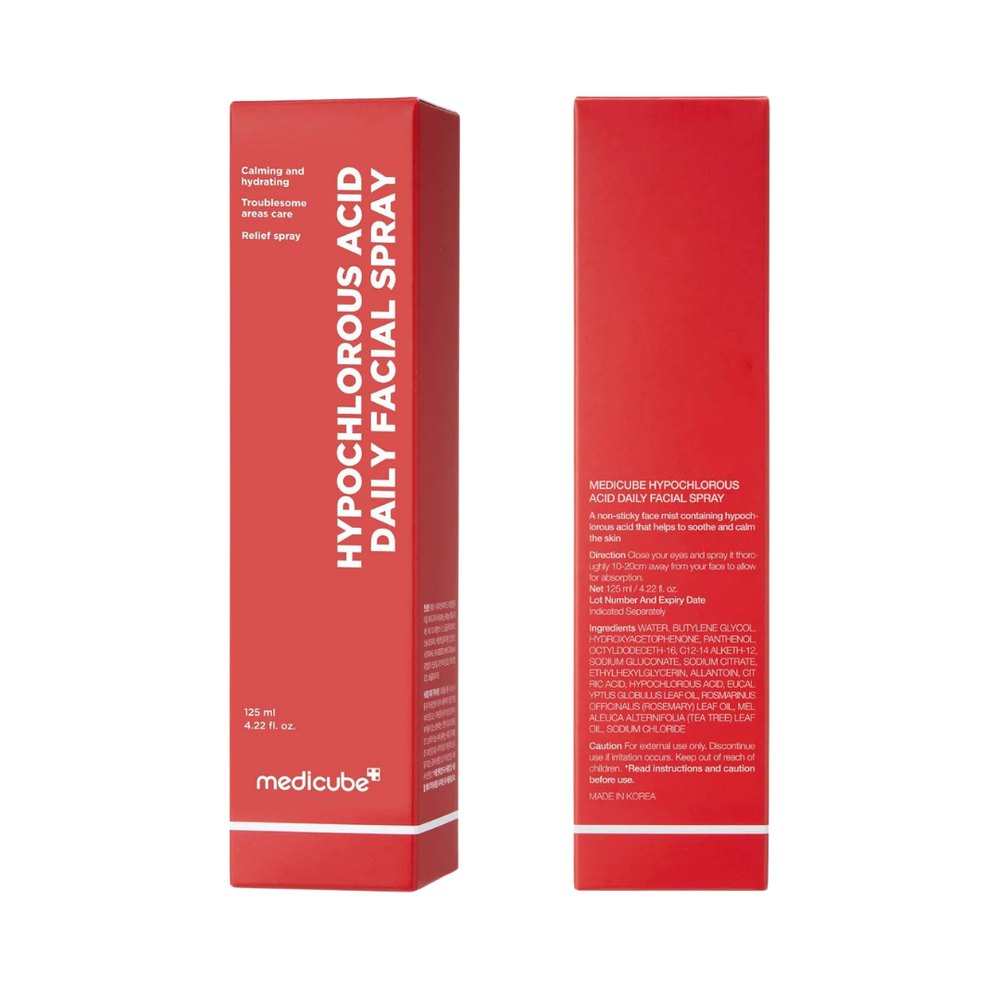Medicube Hypochlorous Acid Daily Facial Spray - 125ml | ميدي كيوب بخاخ الوجه اليومي– 125 مل