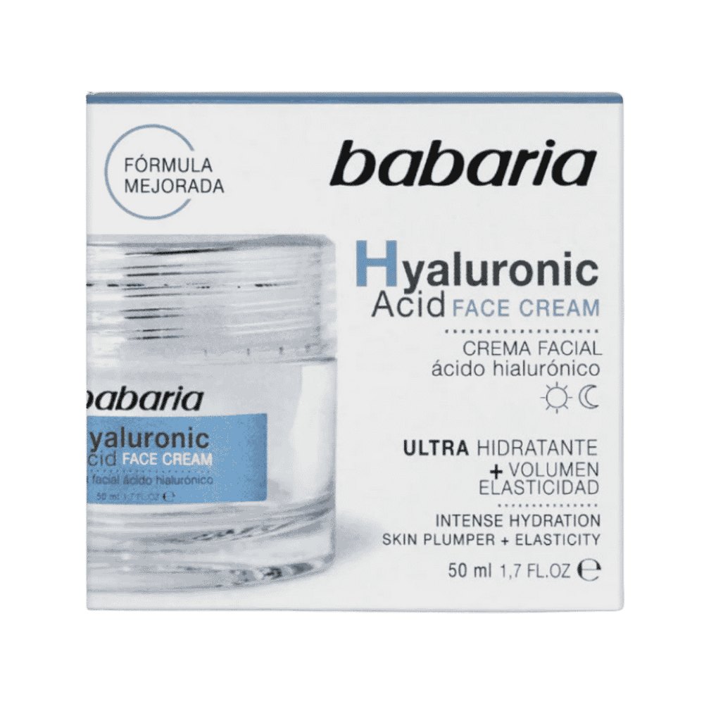 BABARIA Hyaluronic Acid Face Cream - 50ml | باباريا كريم الوجه بالهيالورونيك اسيد - 50 مل