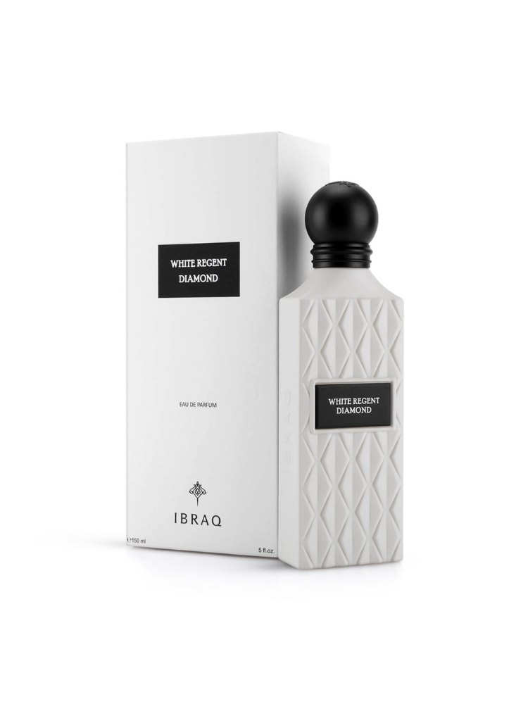 IBRAQ Ibrahim Al-Qurashi White Regent Diamond - 150ml | ابراهيم القرشي عطر وايت ريجنت دايموند للجنسين 150 مل