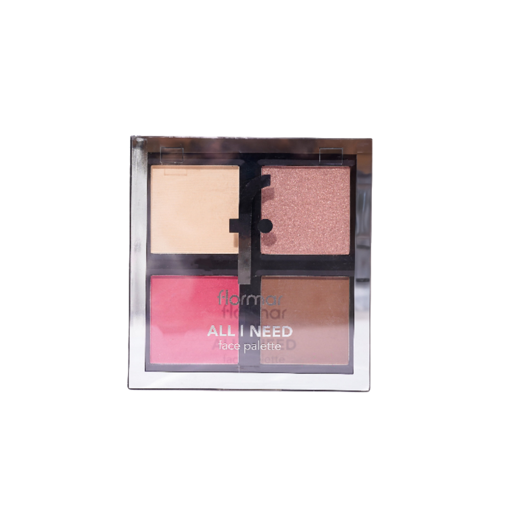 Flormar All I Need Face Palette - 3,6g | فلورمار باليت للوجه- 3,6 غ