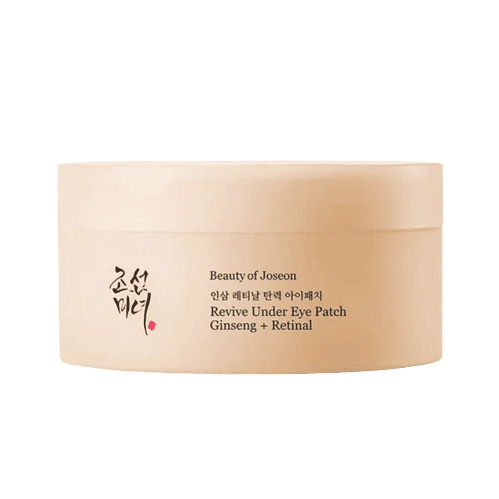 Beauty of Joseon Revive Under Eye Patch Ginseng + Retinal - 60patches | بيوتي اوف جيسون وسادات تحت العين المنعشة بالجينسنغ والريتينال – 60 وسادة
