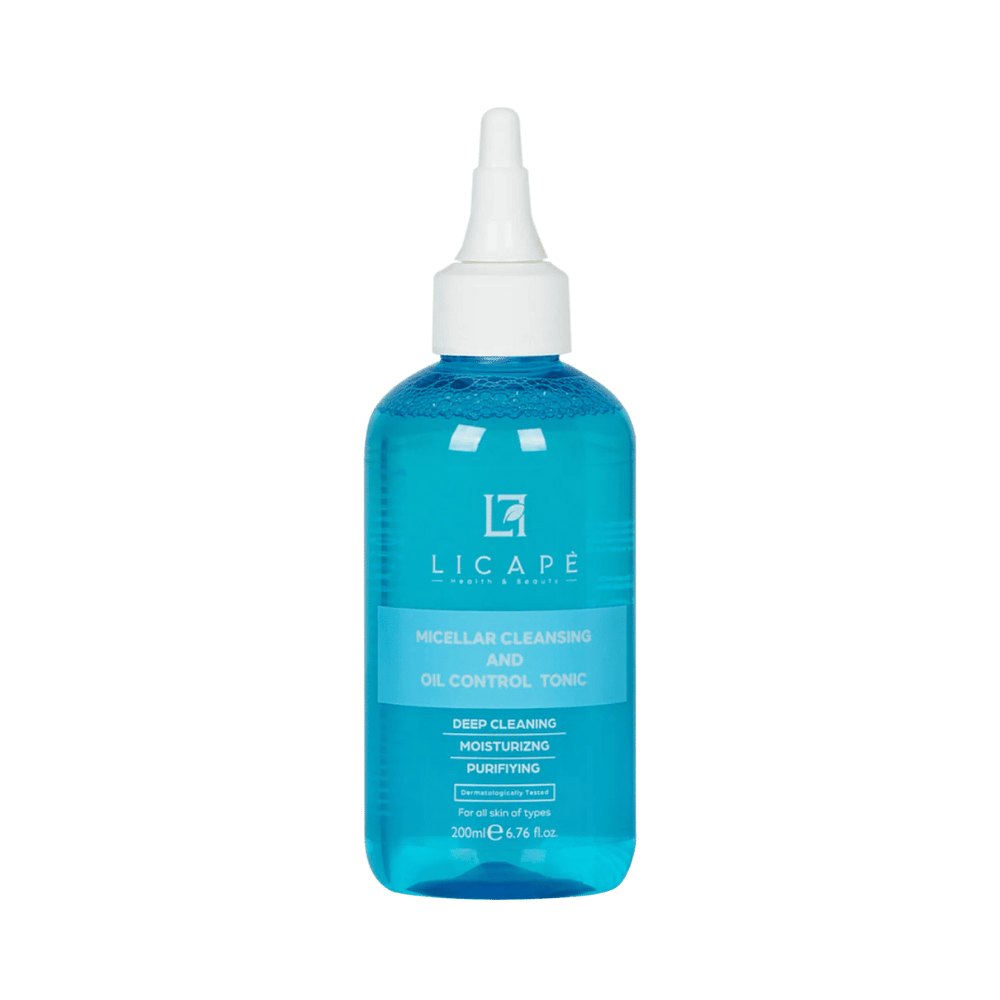 Licape Micellar Cleansing And Oil Control Tonic - 200ml | ليكابي تونر ميسيلار لتنظيف البشرة والتحكم بالزيوت - 200 مل