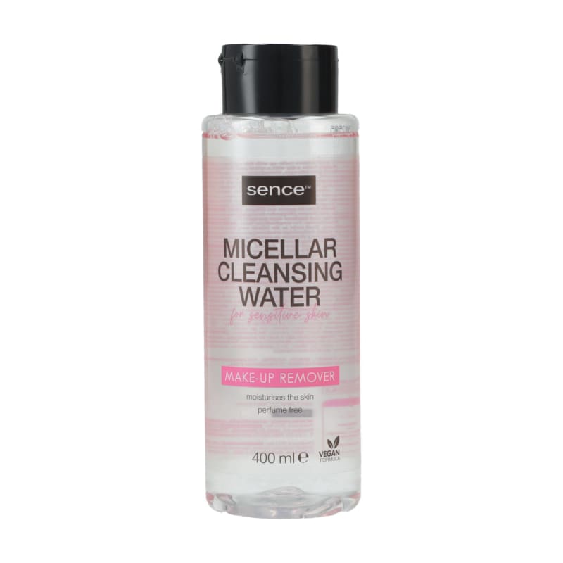 Sence Beauty Micellar Water Cleansing Sensitive- 400ml | سينس بيوتي مزيل مكياج ماء الميسيلار للبشرة الحساسة - 400 مل