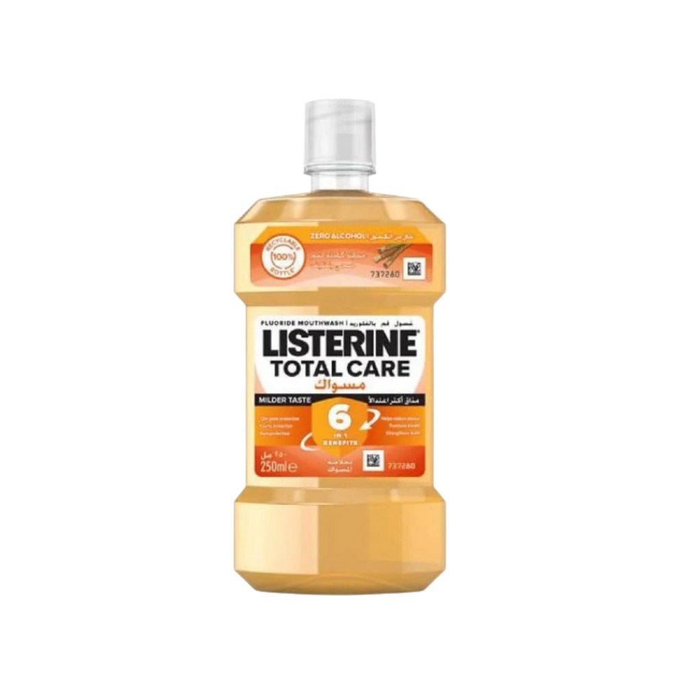 Listerine Total Care Fluoride Mouthwash - 250ml | ليسترين غسول فم بالفلوريد - 250 مل