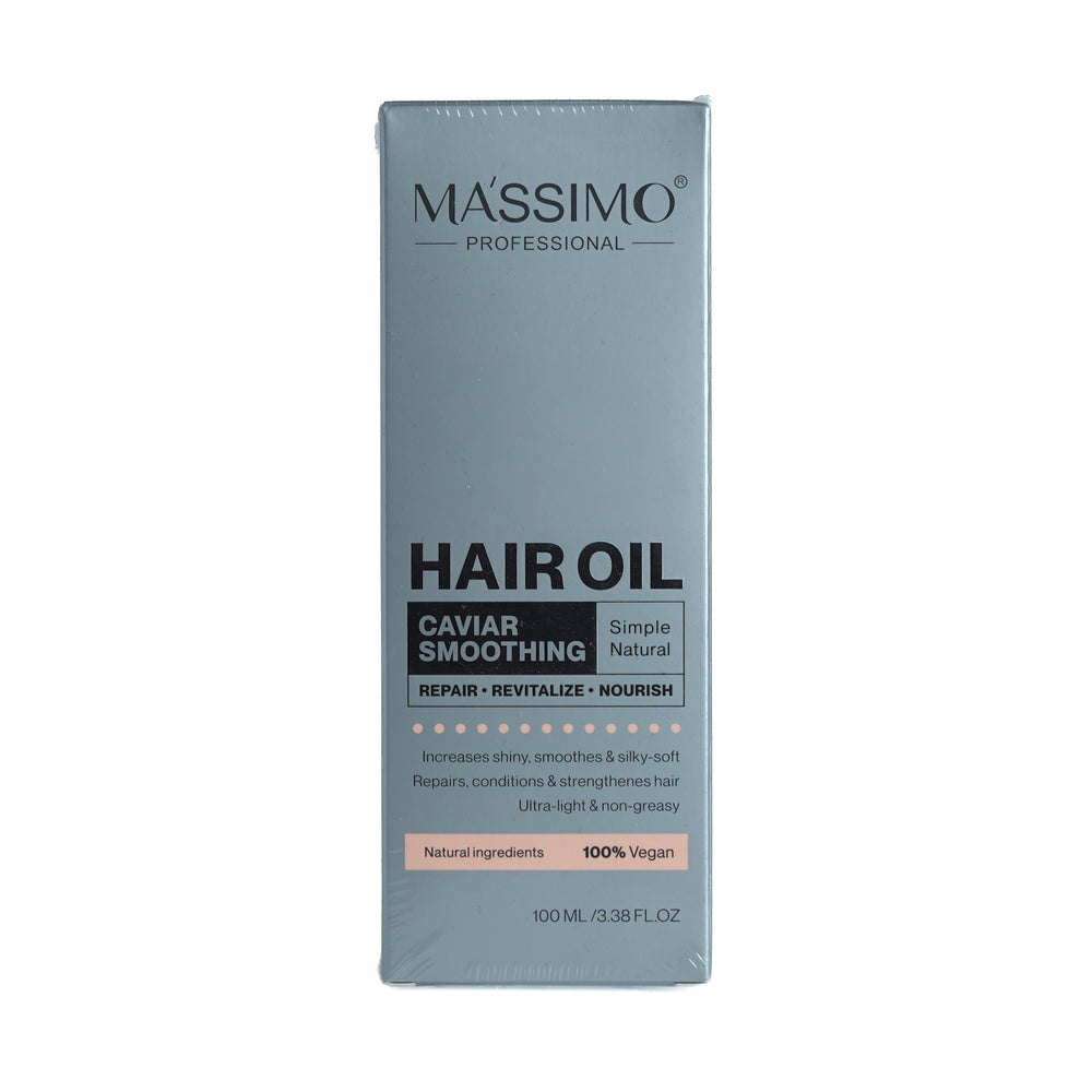 MASSIMO Hair Oil Caviar Smoothing - 100ml | ماسيمو زيت شعر كافيار ناعم - 100مل