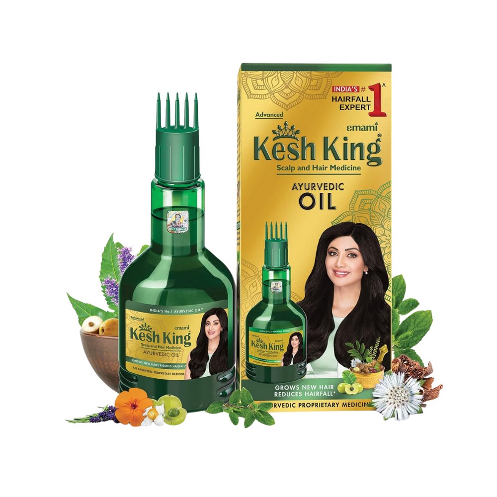Kesh King Ayurvedic Scalp And Hair Oil - 100ml | كيش كينج زيت الأيورفيدا لفروة الرأس والشعر - 100 مل
