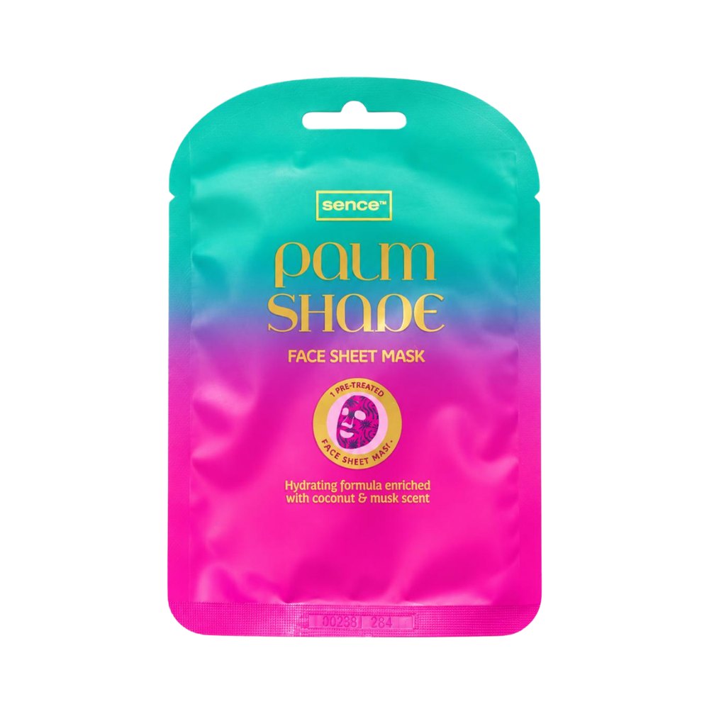 Sence Palm Shade Face Sheet Mask - 20ml | سينس بيوتي قناع الوجه الورقي بالم شيد - 20 مل