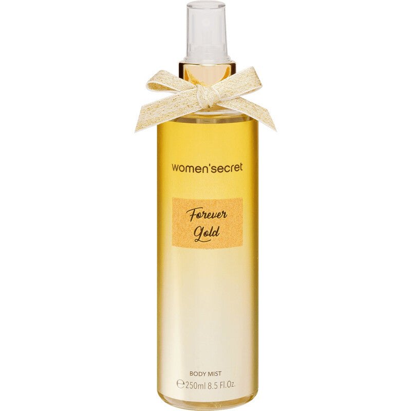 women secret beauty Forever Gold Body Spray - 250ml | وومن سيكريت بدي مست فوريفر غولد - 250مل