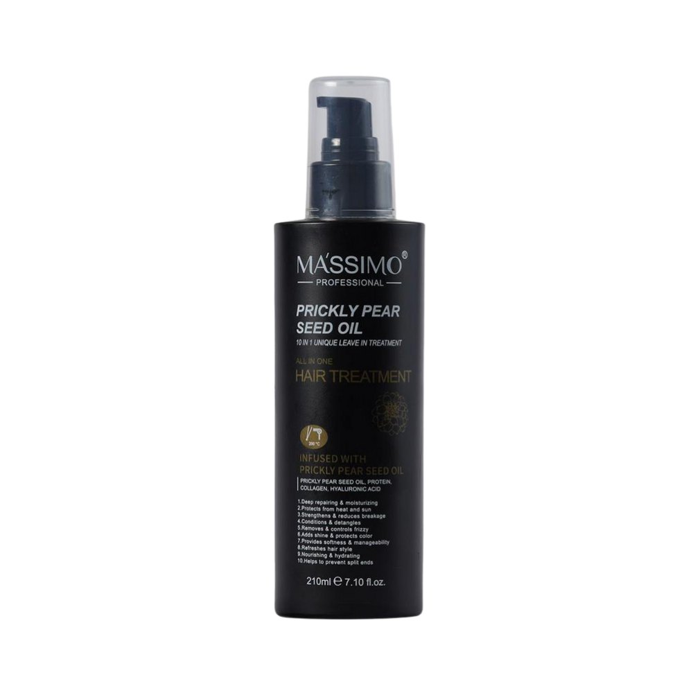 MASSIMO Prickly Pear Seed Oil Hair Treatment - 210ml |ماسيمو علاج الشعر بزيت بذور التين الشوكي – 210 مل