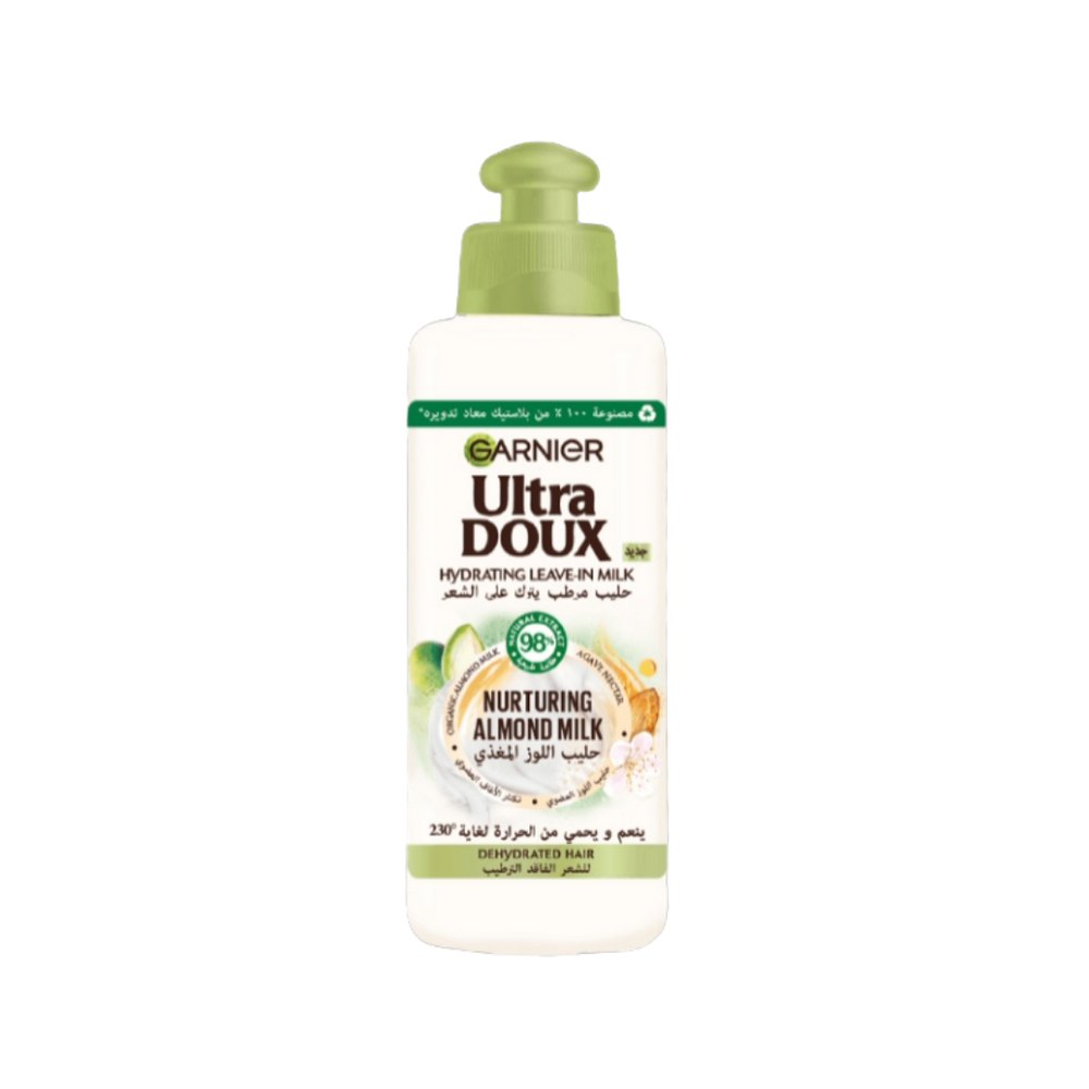 Garnier Ultra Doux Leave-In Cream With Almond Milk - 200ml | غارنييه الترا دو ليف ان بحليب اللوز - 200 مل