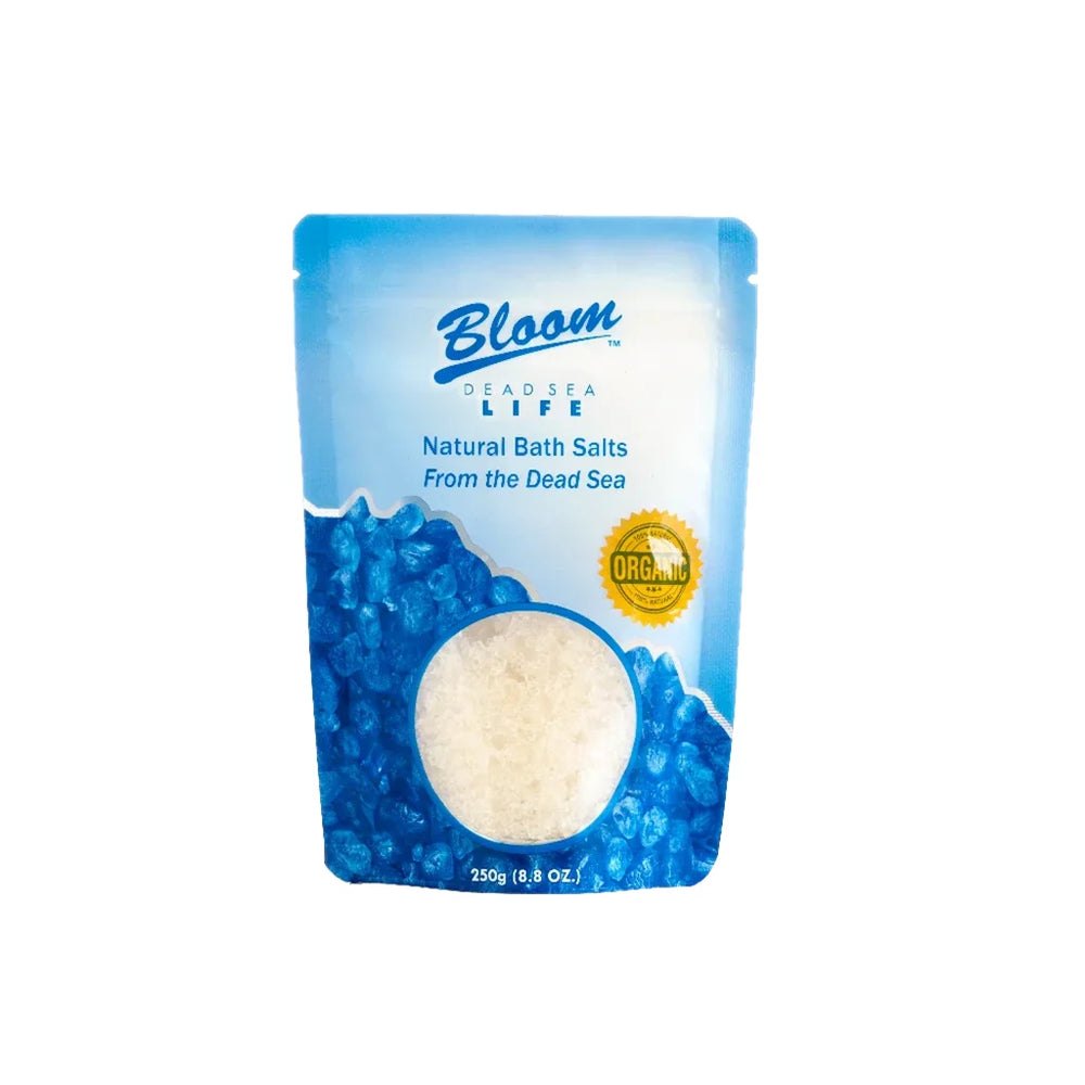 Bloom Dead Sea Bath Salts with Green Menthol - 250g | بلوم أملاح حمام طبيعية من البحر الأحمر - 250غ