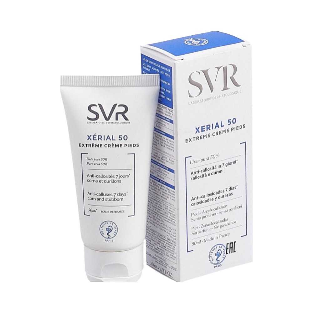 SVR Xerial 50 Extreme Feet Cream - 50ml | اس في ار كريم يوريا 50% للأقدام - 50 مل