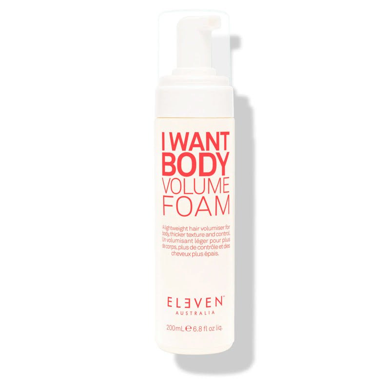 ELEVEN AUSTRALIA I Want Body Volume Foam - 200ml | إلفن استراليا موس لزيادة كثافة الشعر - 200 مل