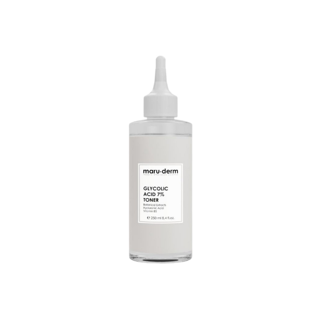 maru.derm Glycolic Acid %7 Face Toner - 250ml | مارو.ديرم تونر الجليكوليك اسيد 7% - 250 مل