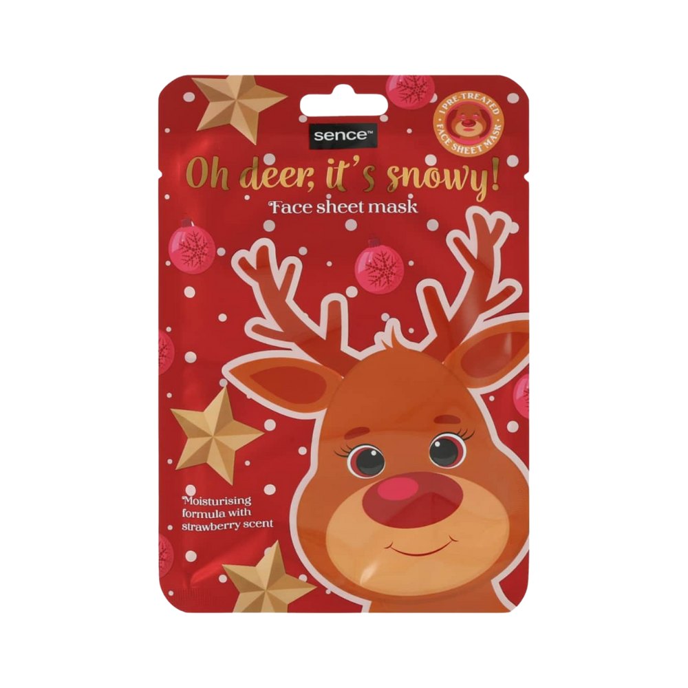 Sence Beauty Oh Deer, It's Snowy! Face Sheet Mask - 20ml | سينس بيوتي ماسك للوجه او دير اتس سنوي - 20 مل