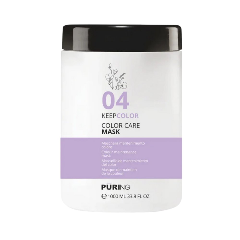 PURING 04 KEEPCOLOR COLOR CARE MASK - 1000ml | بيورنك ماسك للشعر المصبوغ - 1000 مل