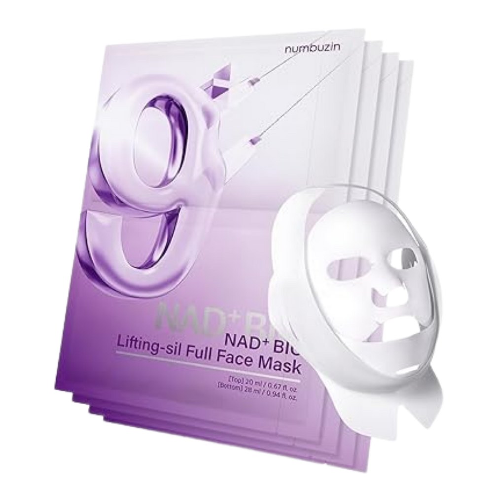 Numbuzin NAD Bio Lifting Full Cover Facial Mask - 4 sheets | نمبوزين ماسك ورقي للوجه - 4 قطع