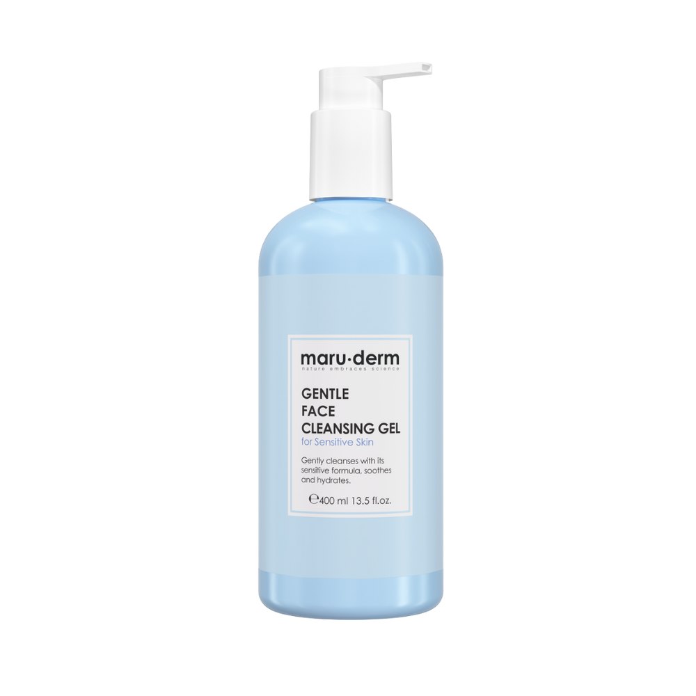maru.derm Gentle face cleansing gel for sensitive skin - 400ml | مارو.ديرم غسول جل لطيف للبشرة الحساسة - 400 مل