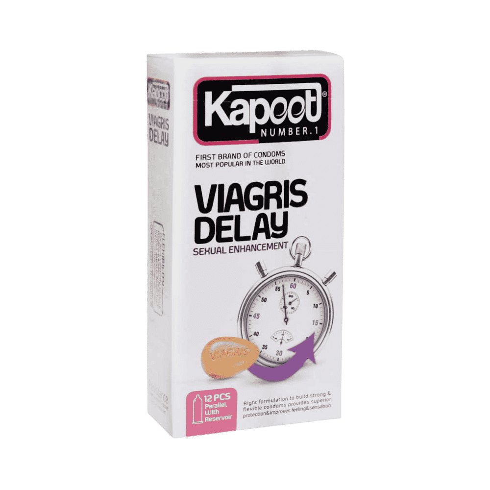 Kapoot Viagris Delay - 12 Pcs | كبوت واقيات ذكرية تؤخر القذف - 12 قطعة