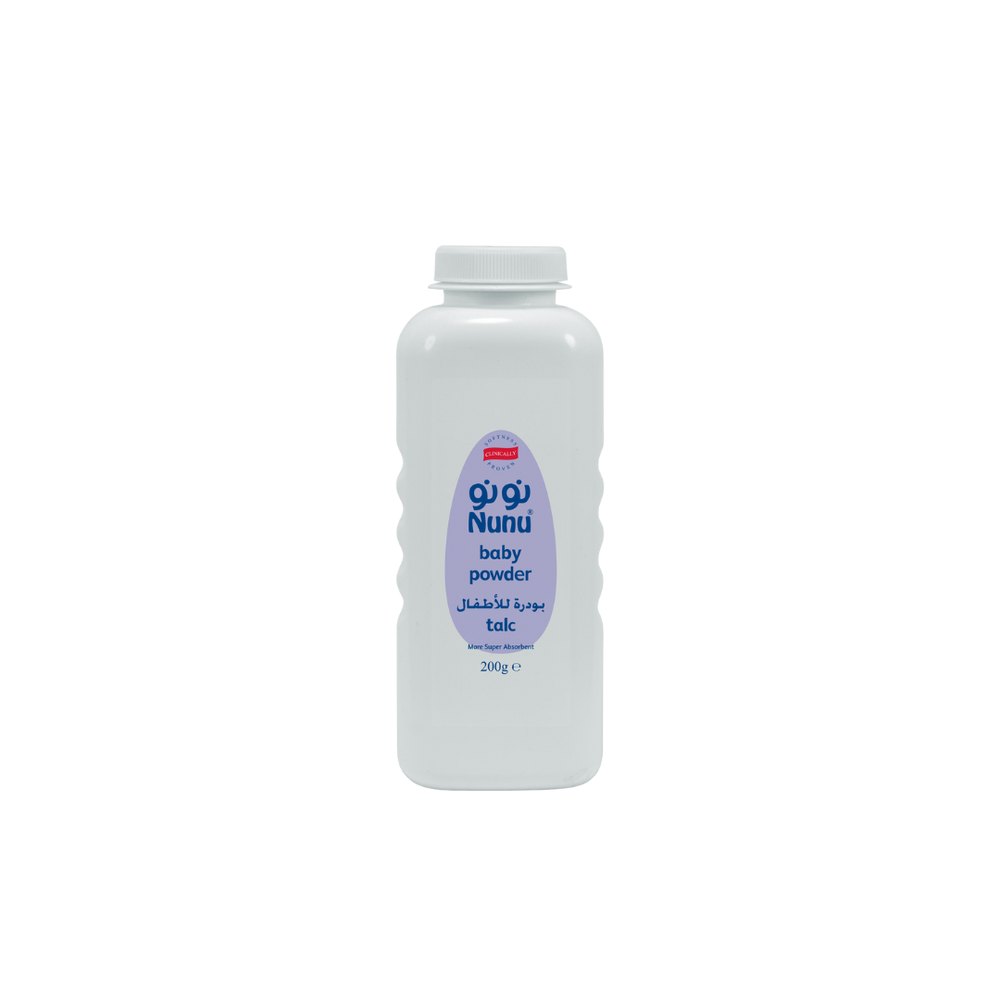 Nunu Baby Powder Talc - 200g | نونو بودرة للأطفال - 200 غرام