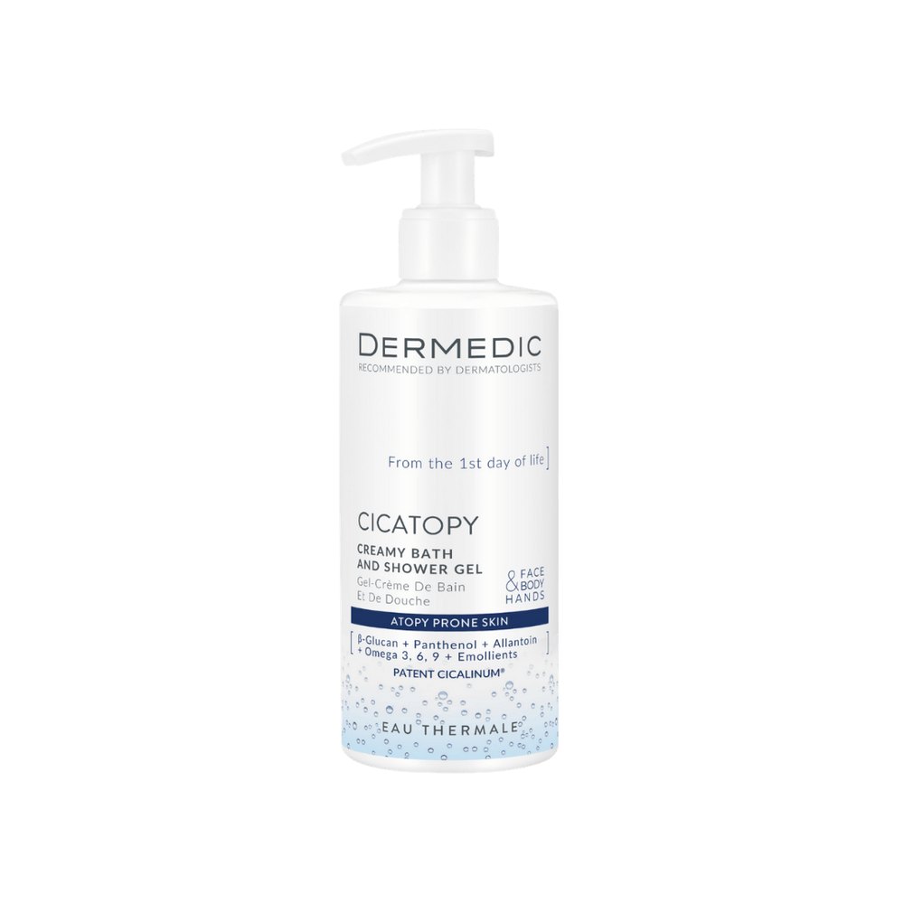 Dermedic Cicatopy Creamy Bath And Shower Gel - 300ml | ديرمديك جل كريمي للاستحمام للأطفال و الكبار - 300مل