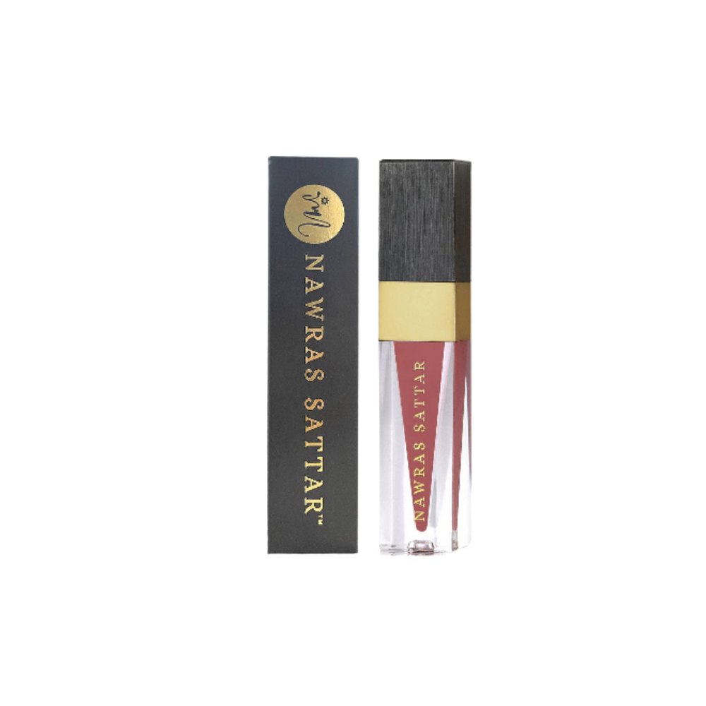 Nawras Sattar Velvety Matte Finish - 5g |نورس ستار أحمر الشفاه بالتأثير المات - 5 غ