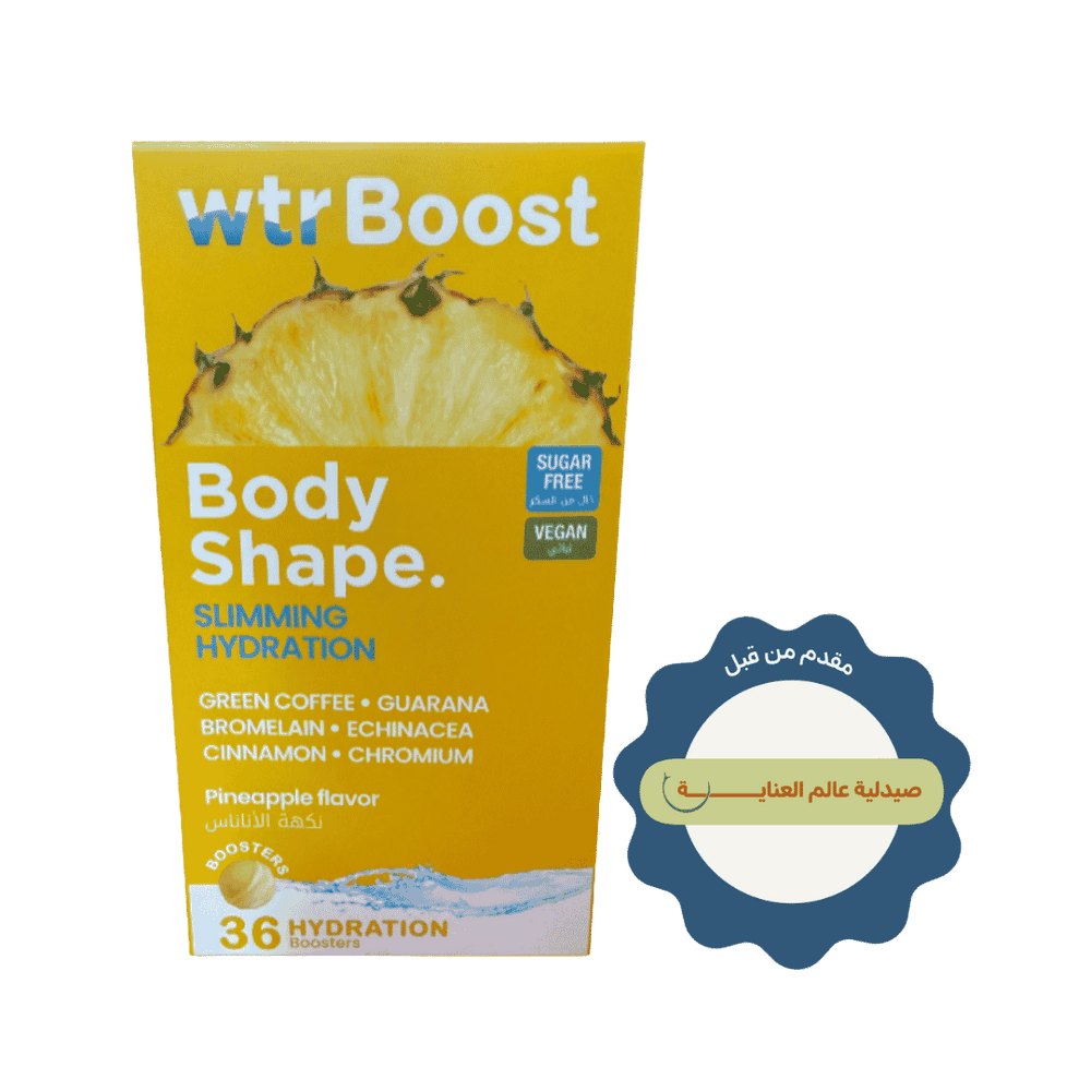 Wtr Boost Body Shape Slimming Hydration - 36 Hydration Tabs | دبليو تي آر بوست لترطيب الجسم ودعم الرشاقة وتنسيق القوام – 36 قرص