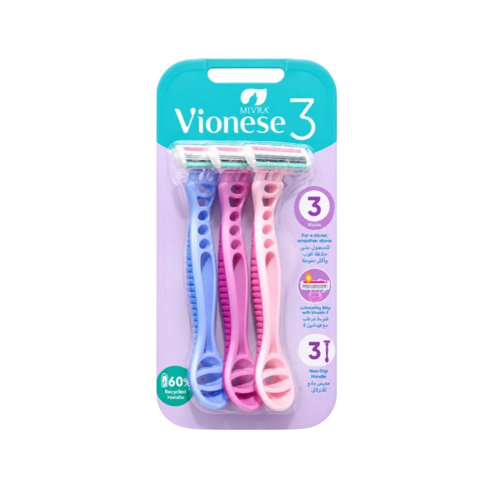 Sama Baghdad Vionese 3 Colors | فيونيس 3 شفرات حلاقة