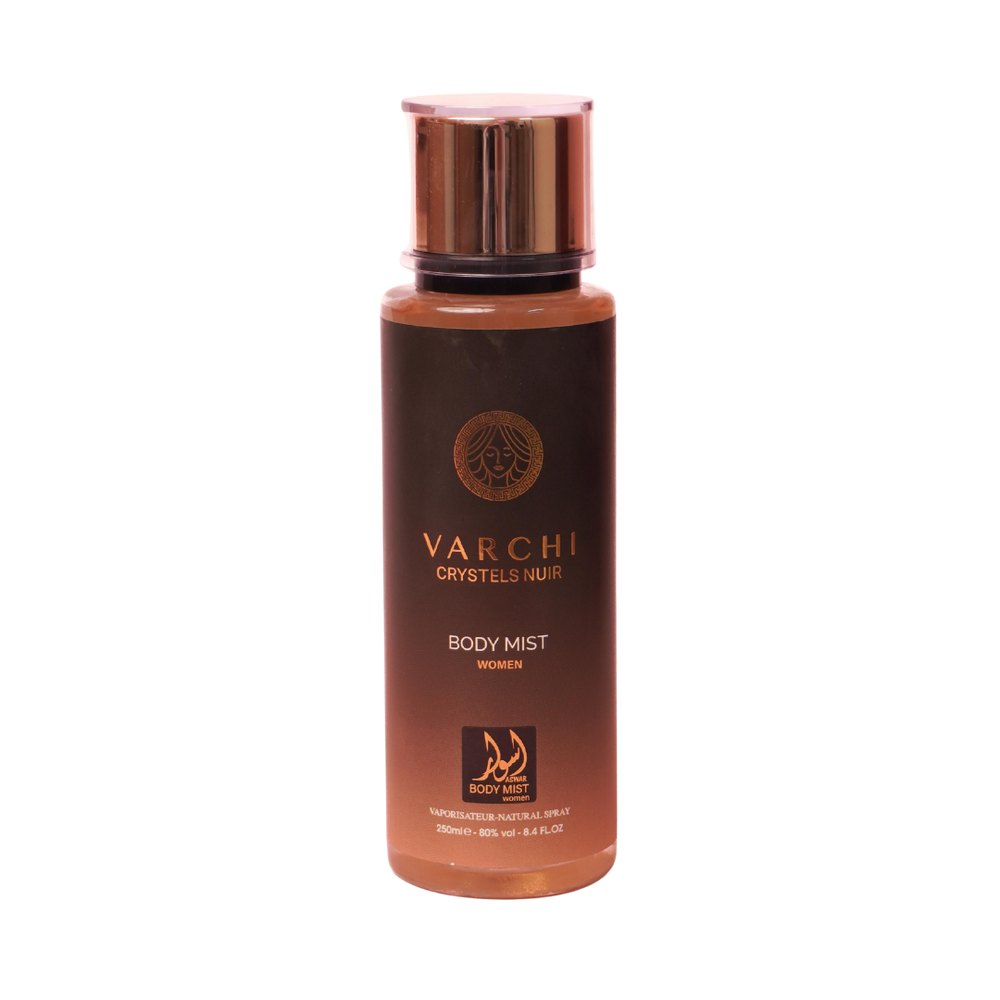 Aswar Varchi Crystels Nuir Body Mist - 250ml | اسوار بدي مست معطر للجسم 250 مل