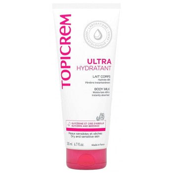 TOPICREM Ultra Hydratant Body Milk - 200ml | توبيكريم حليب مرطب للجسم - 200 مل