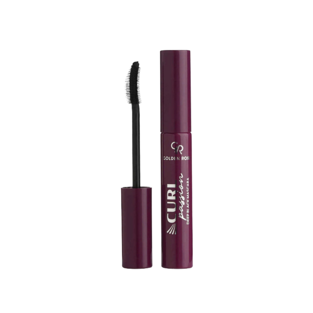 GOLDEN ROSE Curl Passion Deep Black Mascara - 9ml | كولدن روز ماسكارا كيرل باشن - 9 مل