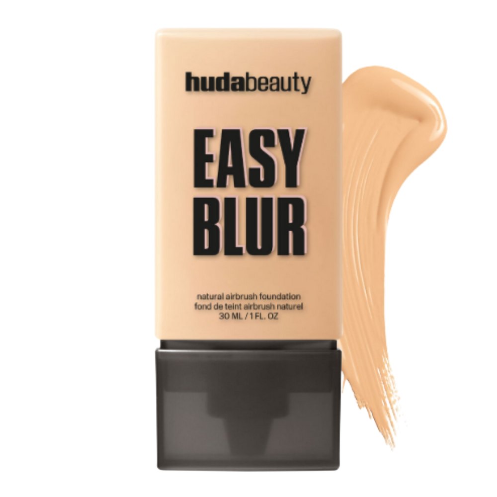 Huda Beauty Easy Blur Natural Airbrush mini Foundation - 10ml | هدى بيوتي كريم أساس خفيف على البشرة - 10 مل
