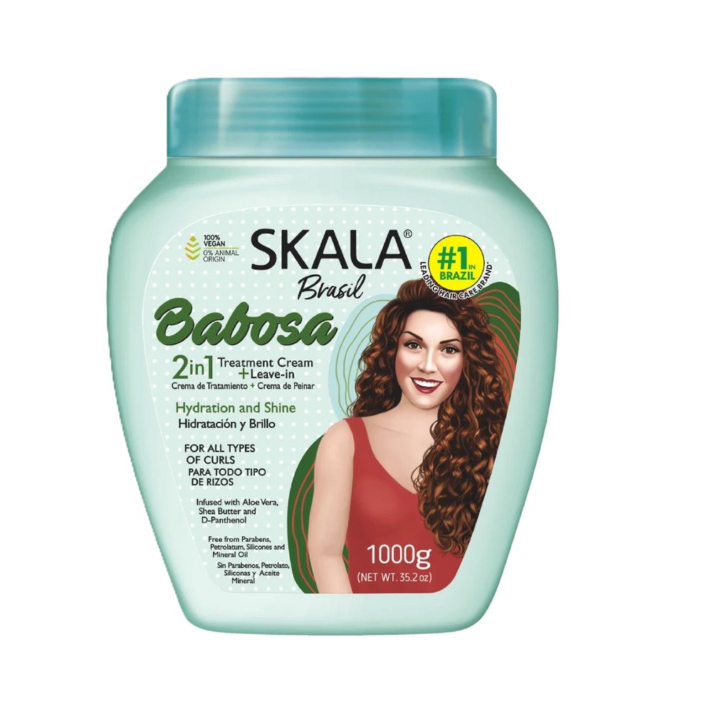 SKALA Brasil Babosa Treatment - 1000g | سكالا كريم للشعر المجعد بالالوفيرا - 1000 غ