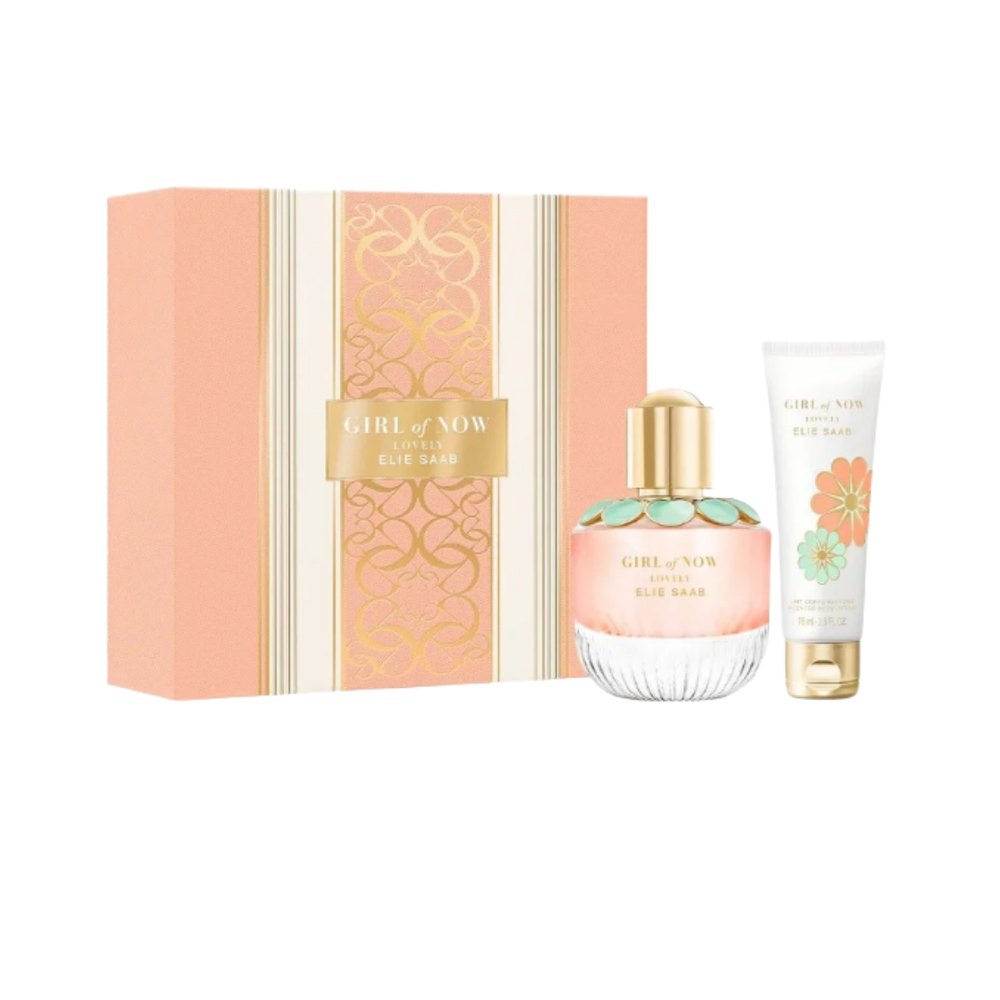 ELIE SAAB Set Girl Of Now Lovely Edp 50ml + Bl - 75ml | ايلي صعب جيرل او ناو -50 مل + 75 مل