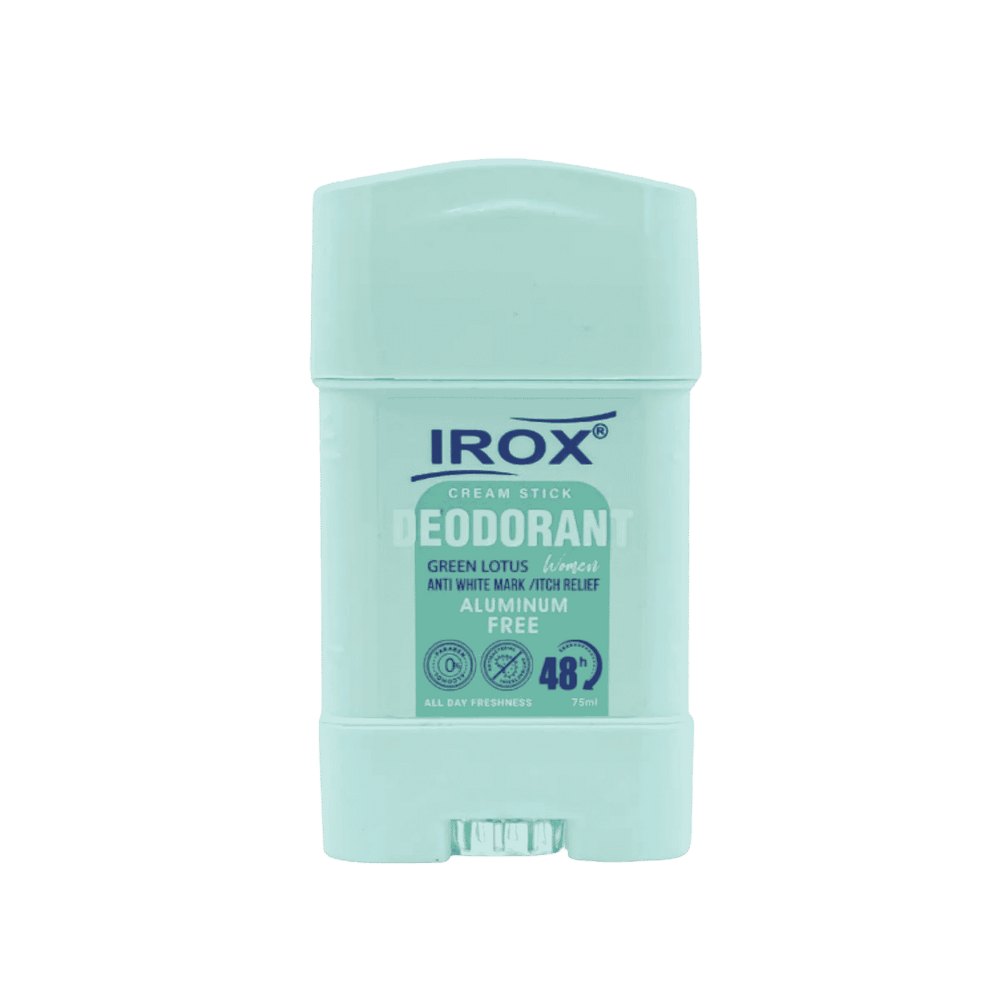 Irox green lotus deodorant women - 75ml | ايروكس مزيل عرق باللوتس الأخضر للنساء - 75مل