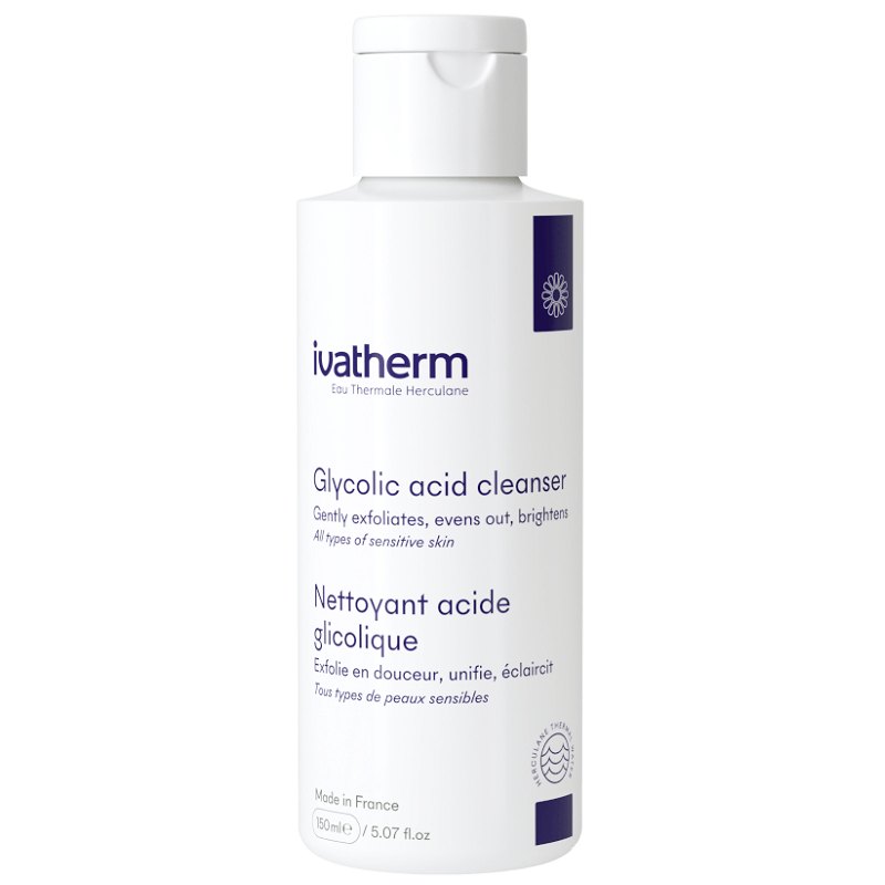 ivatherm Glycolic Acid Cleanser - 150ml | ايفاثيرم غسول جل بالجليكوليك اسيد - 150 مل