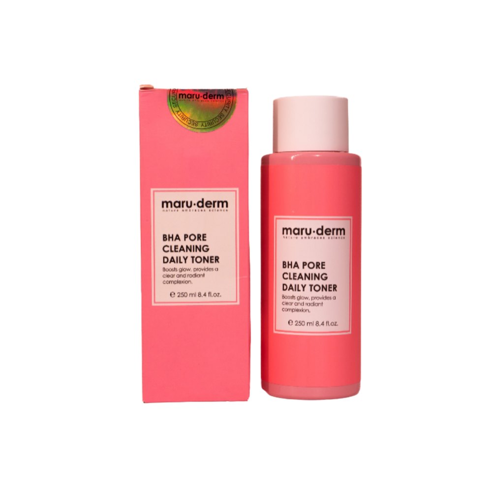 maru.derm Bha pore cleaning daily toner - 250ml | مارو.ديرم تونر أحماض ال bha لتنقية الوجه يوميا - 250 مل
