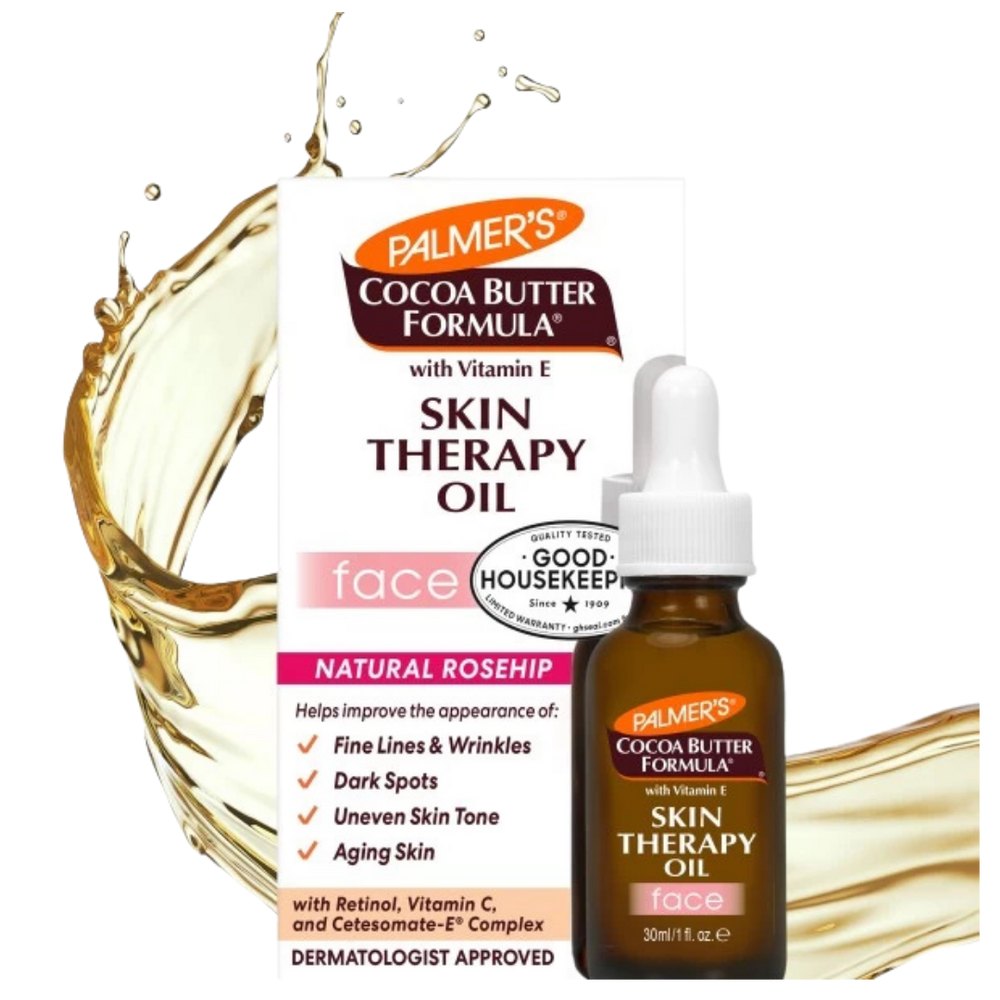 PALMER'S Cocoa Butter Formula Skin Therapy Oil With Vitamin E - 30ml | بالمرز سيروم زيتي للبشرة الجافة بالرينتول وزبدة الكاكاو - 30 مل