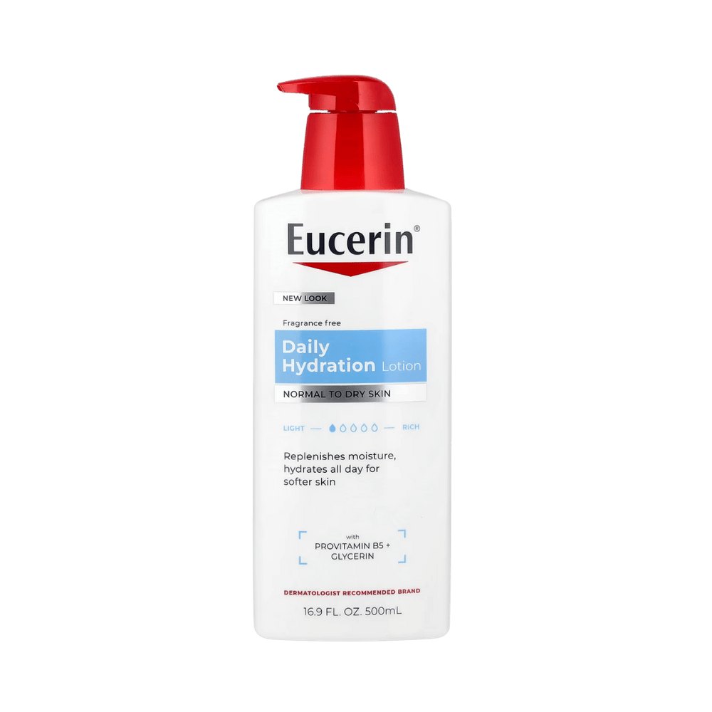 Eucerin Daily Hydration Body Lotion For Dry Skin - 500ml | يوسيرين لوشن الترطيب اليومي للجسم للبشرة الجافة - 500 مل