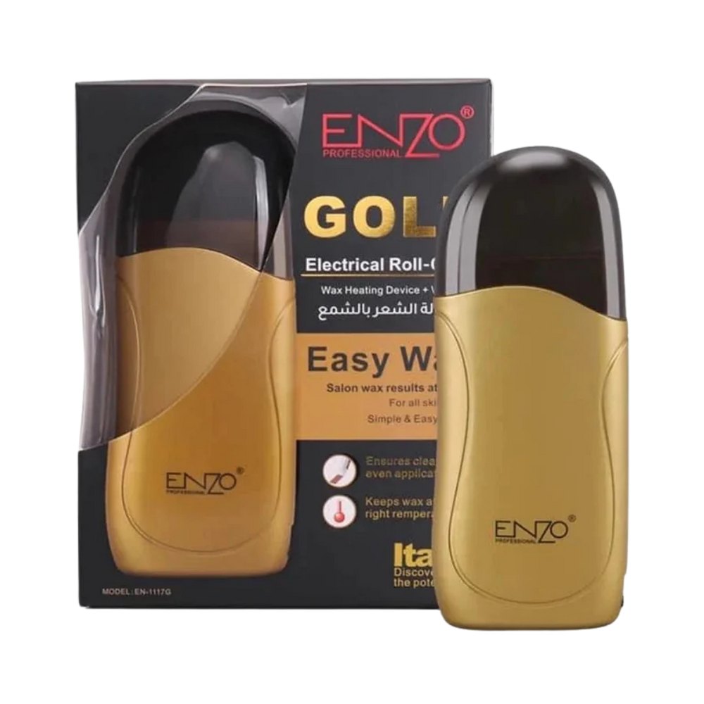ENZO Eazy Wax Electrical Roll-On Kit | انزو طقم الشمع الكهربائي إيزاي واكس رول-أون