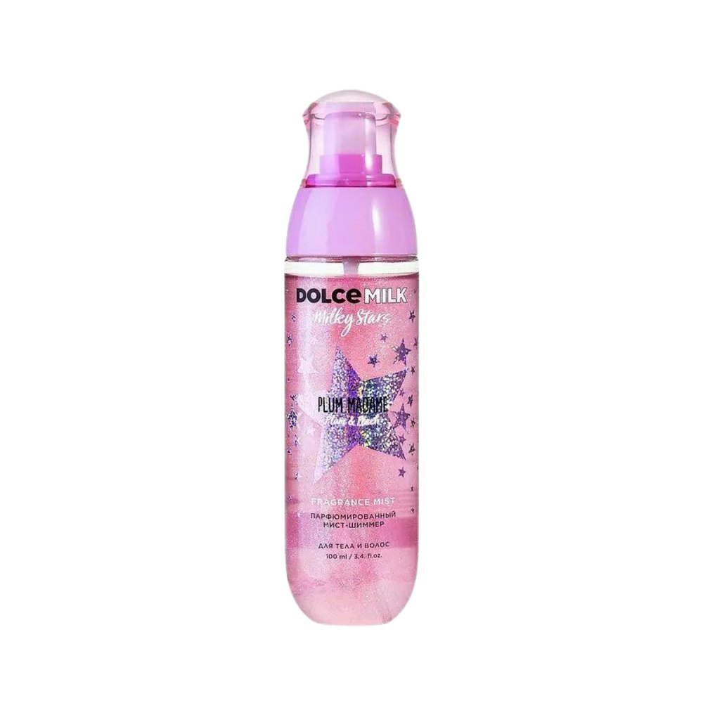 DOLCE MILK Milky Stars Plum Madame Plum & Peach - 100ml | دولتشي ميلك ميست معطر للجسم والشعر - 100 ملل