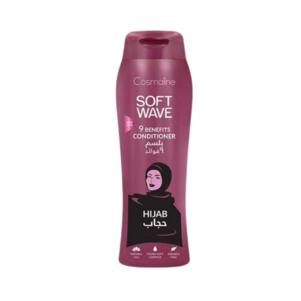 Cosmaline Soft Wave Hijab Conditioner - 400ml | كوزمالين بلسم سوفت ويف لشعر المحجبات من 400 مل