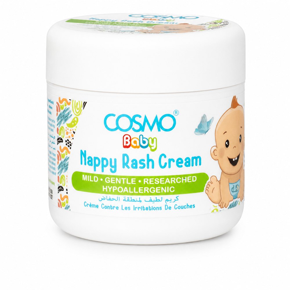 Cosmo Nappy Rash Baby Cream - 150ml | كوزمو كريم لطفح الحفاضات للأطفال – 150 مل