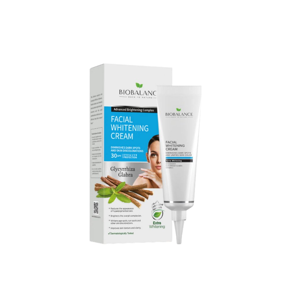 Bio Balance Facial Whitening Cream 30 Spf - 55ml| بايو بالانس كريم تبيض الوجه مع عامل حماية 30 -55 مل