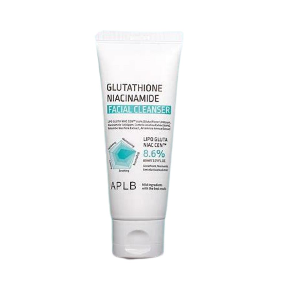 APLB Glutathione Niacinamide Facial Cleanser - 80ml | اي بي ال بي غسول الجلوتاثيون و النياسيناميد - 80 مل