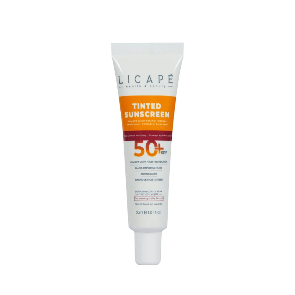 LICAPE Tinted Sunscreen 50+ Spf - 30ml |ليكابي واقي شمس ملون بعامل حماية SPF 50+ – 30 مل